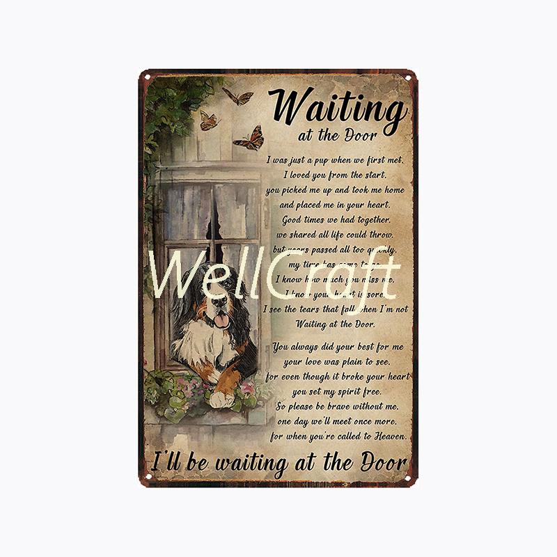 [ WellCraft ] 20*30cm You Are My Sunshine Cat Metal Poster Tin sign Vintage Wall Plaque Decor WX-62-1