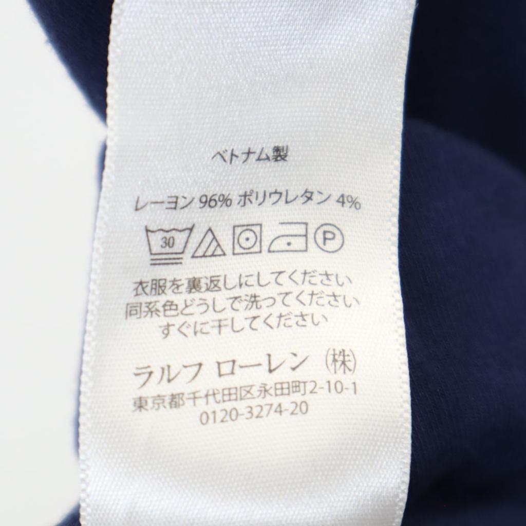 POLO RALPH LAUREN Short sleeve Long dress M Navy Women Used