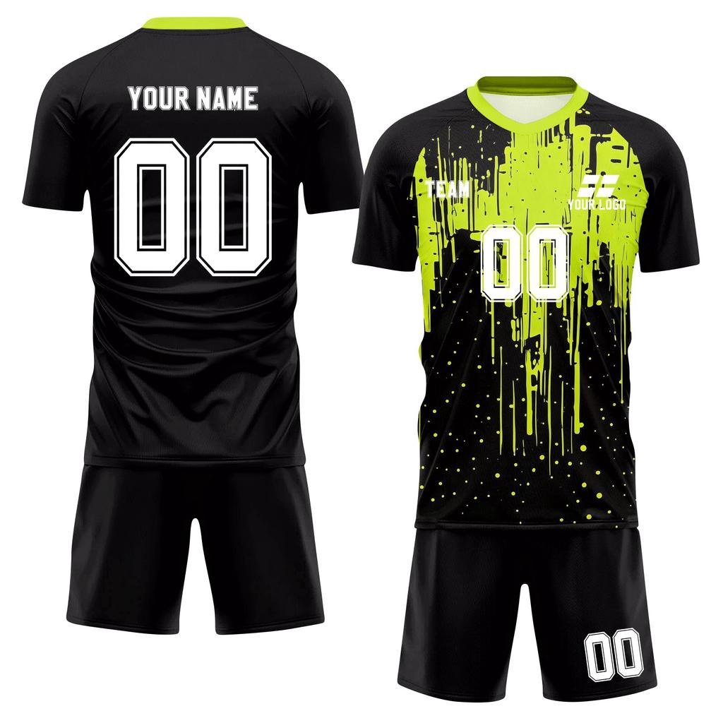 Personalised Shirts Kit Mens Girls With Name Number Custom Football Jerseys For Boys Training Suit
