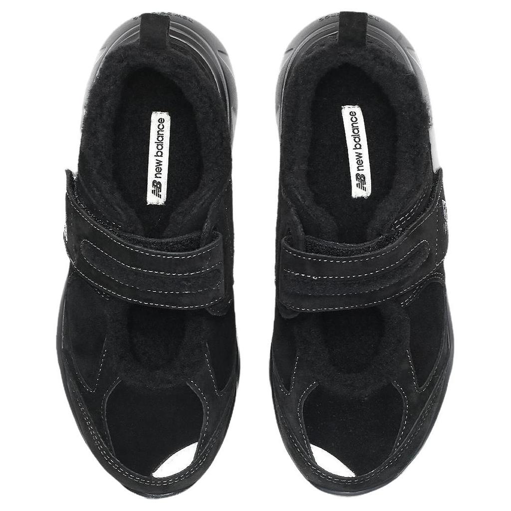 New Balance NB Breeze Korean Limited Lambswool Comfortable Thick Sole Mary Jane Shoes Women shoes Black SD2205BK