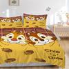3pcs Set Chip & Dale1pc of Quilt Cover+2pcs of Pillowcase, No Core, Print Bedding, All Seasons Bedroom Setting026