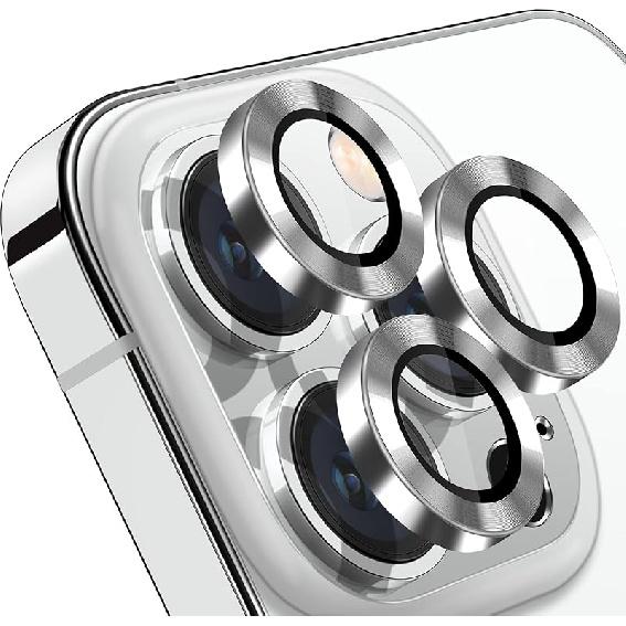 Compatible with iPhone 14 Pro and 14 Pro Max Camera Lens Protector, Bling Glitter Lens Cover 9H Tempered Glass Camera Cover Anti Scratch Shockproof