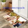 Customize Photo Logo Kitchen Rug Runner Rug Laundry Mat Hallway Entryway The Best Gift Choice