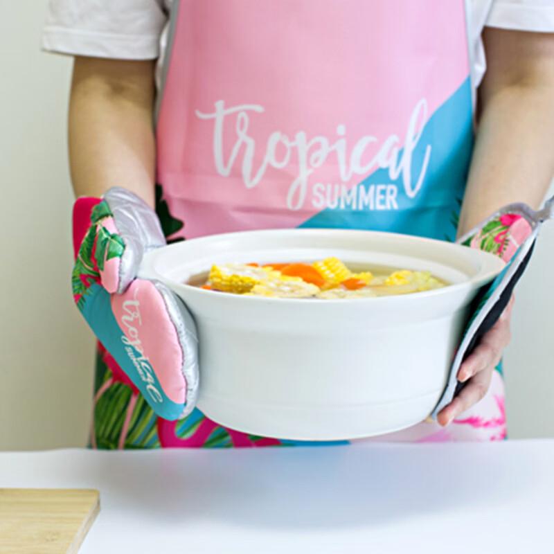 MDNG Heat Resistant Oven Mitt & Pot Holder Set