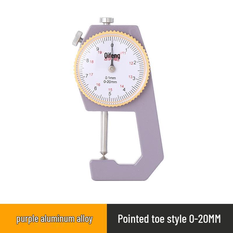 High-Precision 0.001 Micrometer Digital Thickness Gauge with Flat and Curved Tips