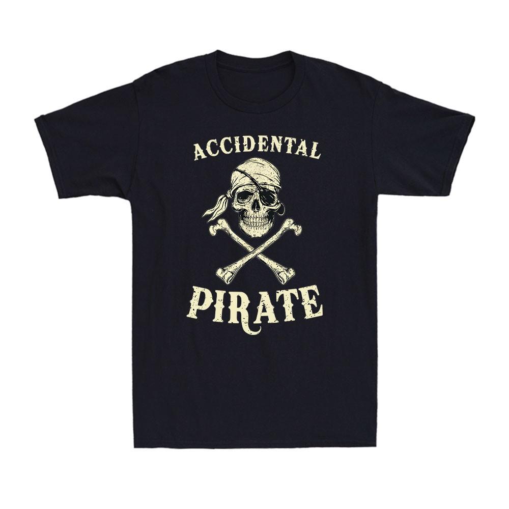 Accidental Pirate - Amputee Funny Pirate Retro Graphic Vintage Men s T-Shirt XXL