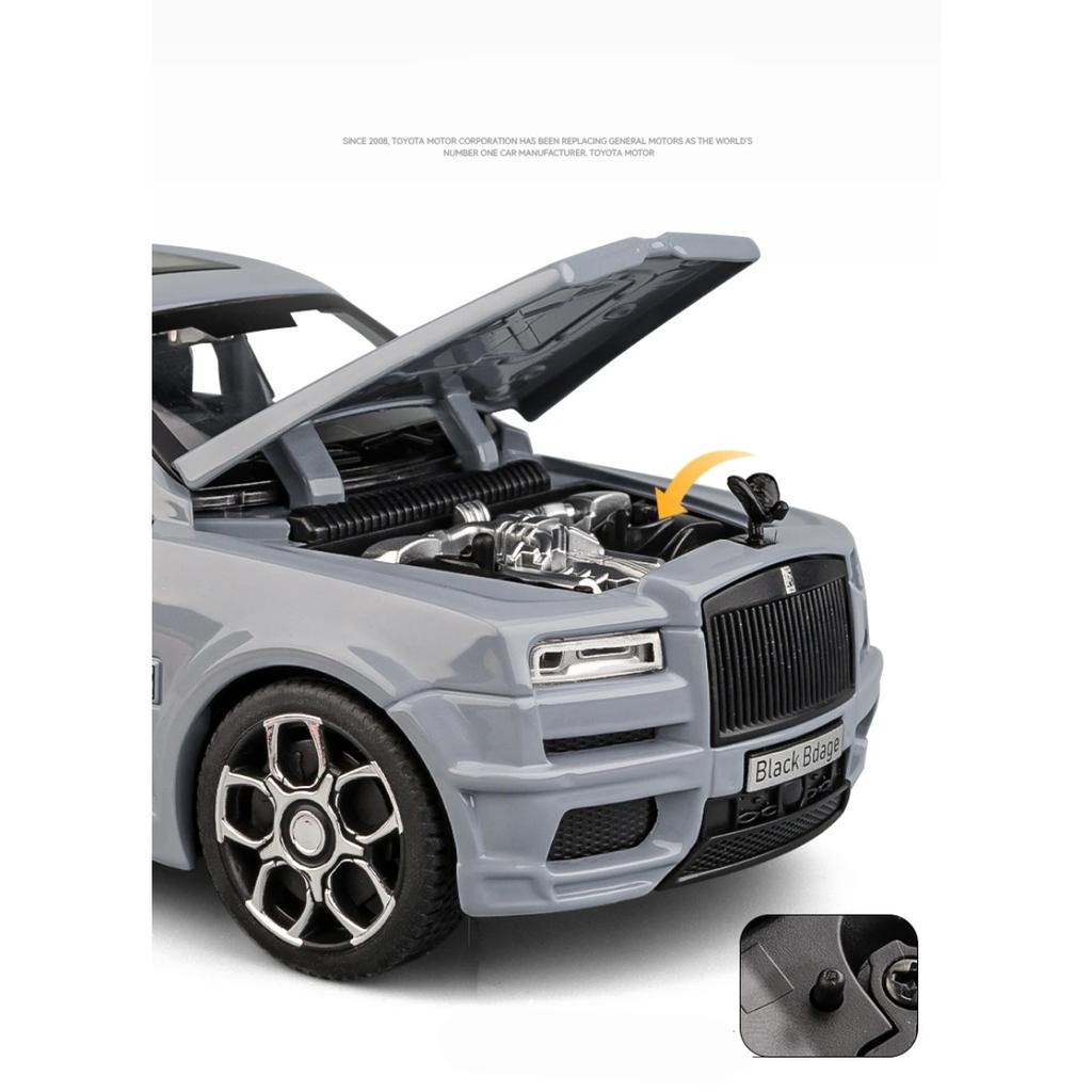 1/32 Rolls Royce SUV Cullinan Alloy Car Model Diecasts Metal Toy Car Model Simulation Sound and Light Collection Childrens Gifts