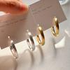 Brushed Metal Hoop Earrings: Unique, Exquisite, and Versatile Fashion for Women