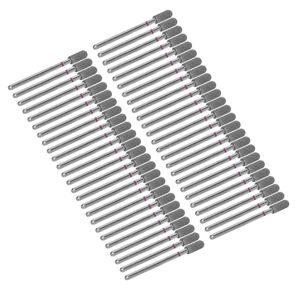 50pcs Carborundum Nail Drill Bits Remove Dead Skin Universal Nail Polishing Grinding Heads P5
