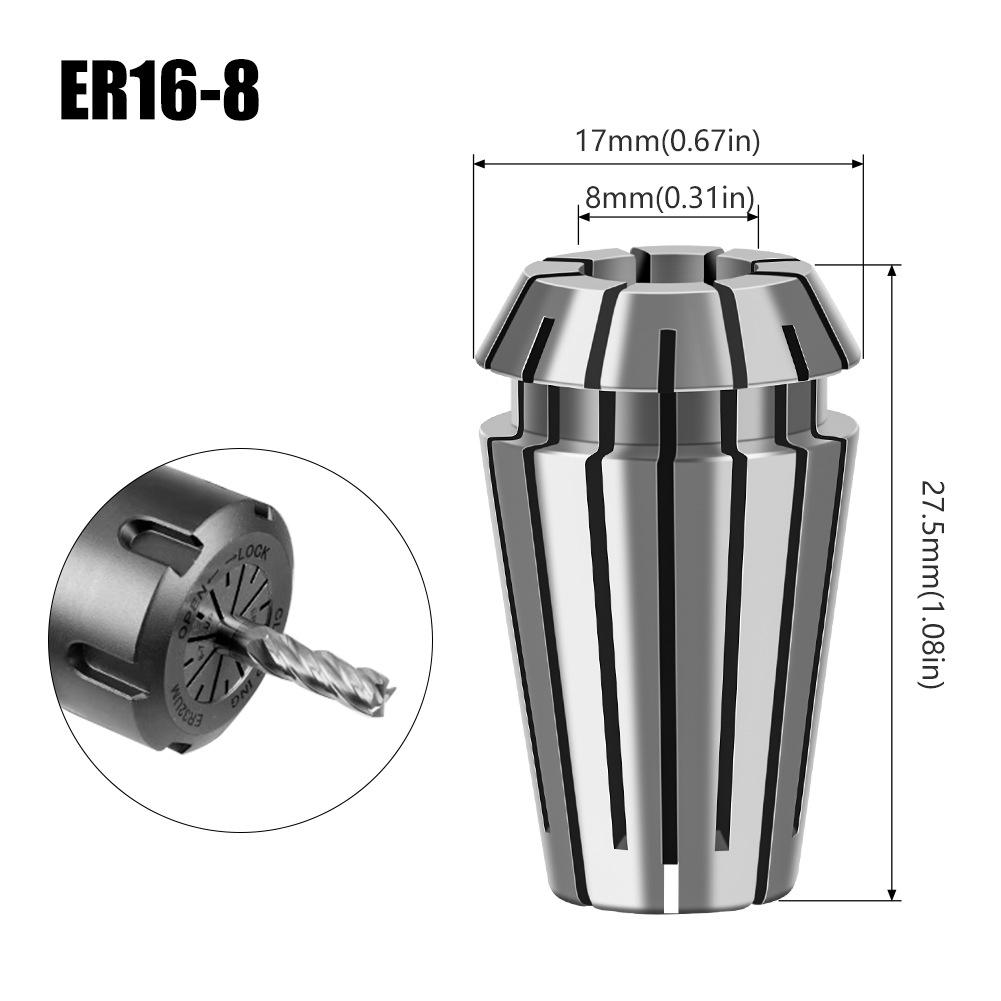 ER collet high precision spring chuck numerical control CNC tool holder machining center ER16ER20 fixture engraving machine chuck