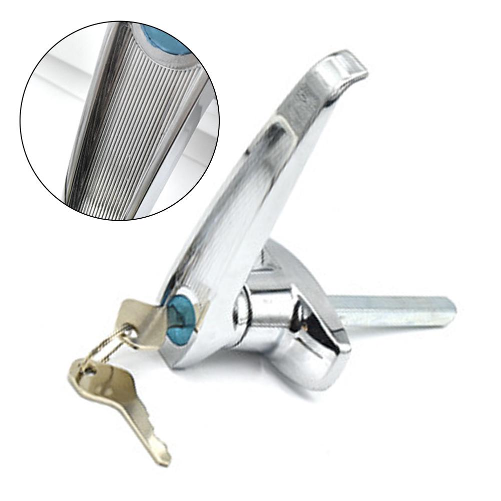 

Garage door handle lock replacement zinc alloy silver rainproof cabinet lock with easy installation and secure design China Mainland