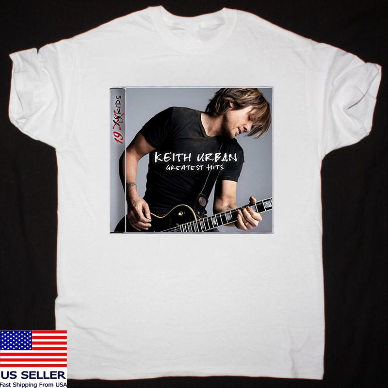 Keith Urban Największe hity Prezent Dla Fana Pełny Rozmiar S-5XL Unisex Koszulka