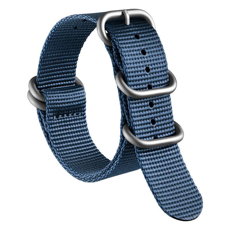 Bracelet de Montre NATO en Nylon Épaissi Xinlei - Bracelet Universel en Toile Tissée 20/22mm