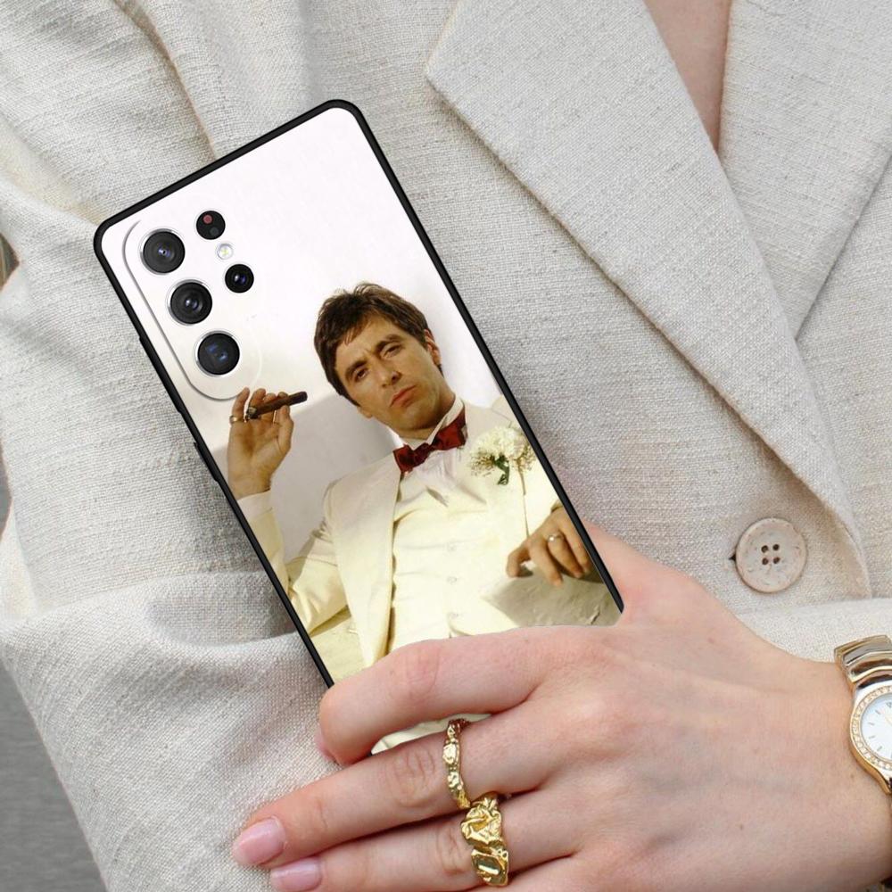Scarface Tony Montana Cell Phone Case for Samsung Galaxy S26 Ultra S25 S24 S23 S22 S21 S20 Note10 Cover