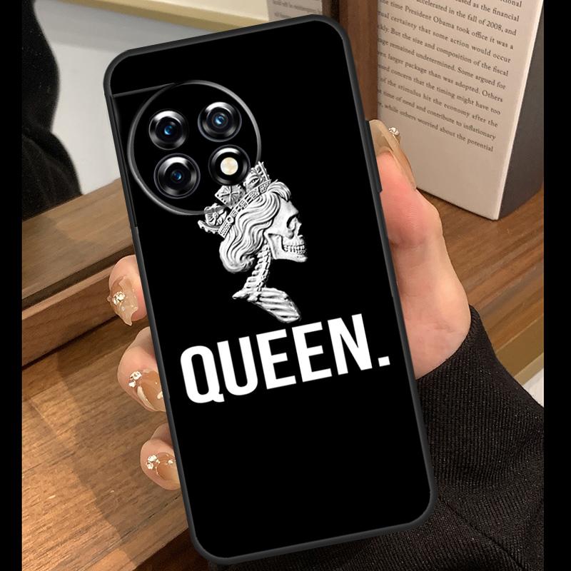 King Queen Art Case For OnePlus 15R 13R 13T 12R 15 13 12 11 10 Pro 10T Nord CE 3 4 Lite N20 N30 Nord 5 Cover