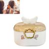 Children Cartoon Hair Accessories Box Dustproof Divided Large Capacity Hairpin   with Lid for Kids