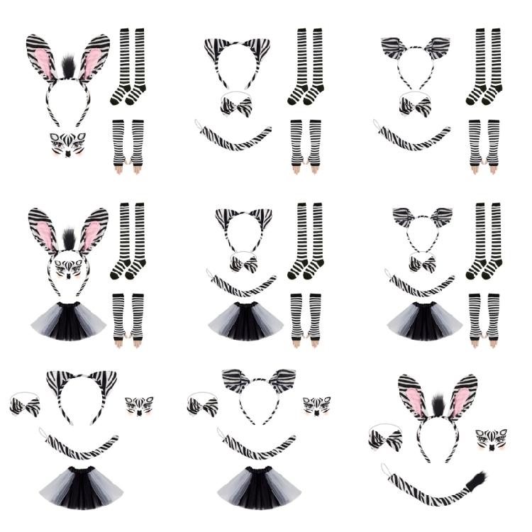 Animal Dressing up Outfit Halloween Animal Cosplay Costume Accessory for Kid Adult Cosplay Birthday Halloween Cosplay