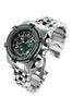 Invicta Watch Reserve 53mm Stainless Steel Black Green Stainless Steel Black Dial Z60 Quartz 27235 Official Import Green + + Men's