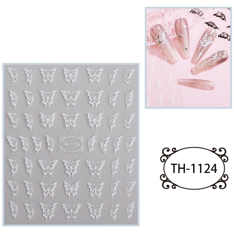 New Year Nail Art Stickers Bronzing Year of the Dragon Chinese Style Mahjong Cartoon Nail Stickers Decoration