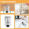 2Pcs Adjustable Furniture Feet Levelers Metal Cabinet Leg Leveler for Uneven Floors Wardrobe Cabinet Table Workbench Stability