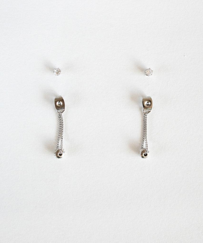 Merrymotive Small Drop Cubic Surgical Earring