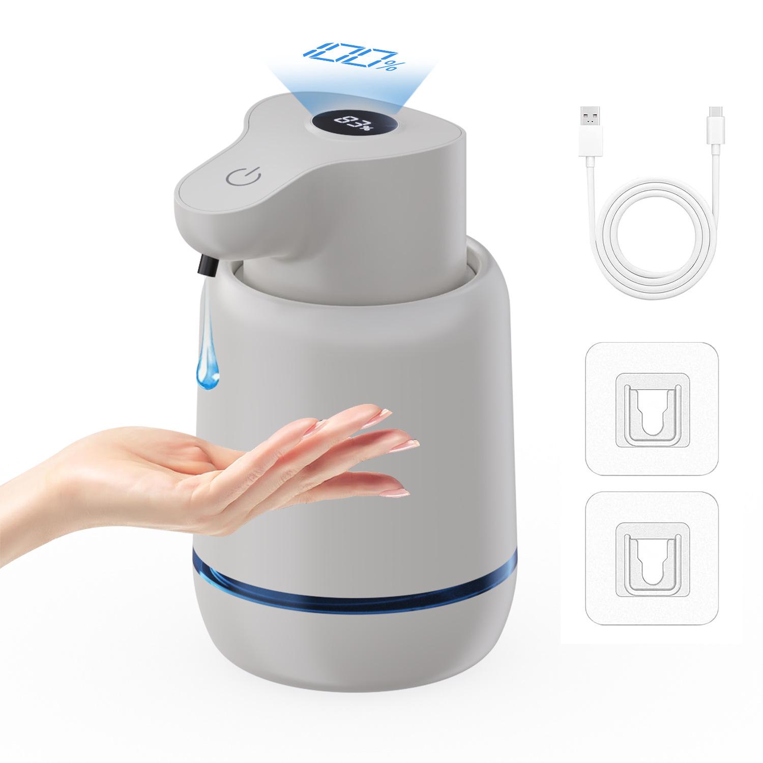 

Smart Induction Foam Soap Dispenser with Digital Display - Wall-Mount/Desktop
