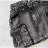 Y2K Retro Denim Skirt Harajuku Goth Short Skirt Black Low Waist Mini Skirt Casual Spring Summer Sexy Slim Fit Hip Skirts