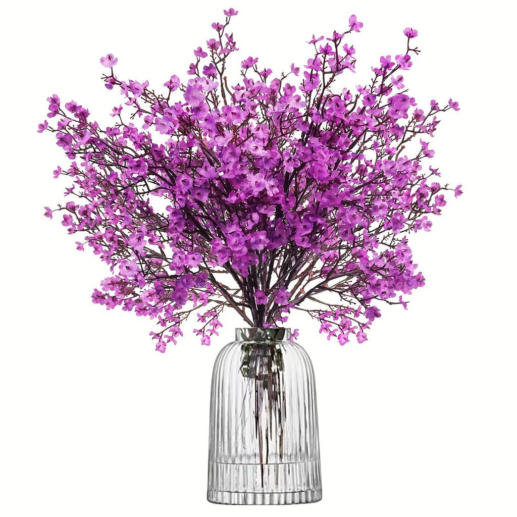 Artificial Flowers Cherry Blossoms Bouquet Fake Flowers Wedding Decoration for Home Decor Faux Branch Vases Flower Arrangement