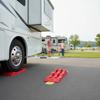 2 Pieces RV Leveling Ramp Heavy Duty Anti-Slip Wheel Thickened Design Tire