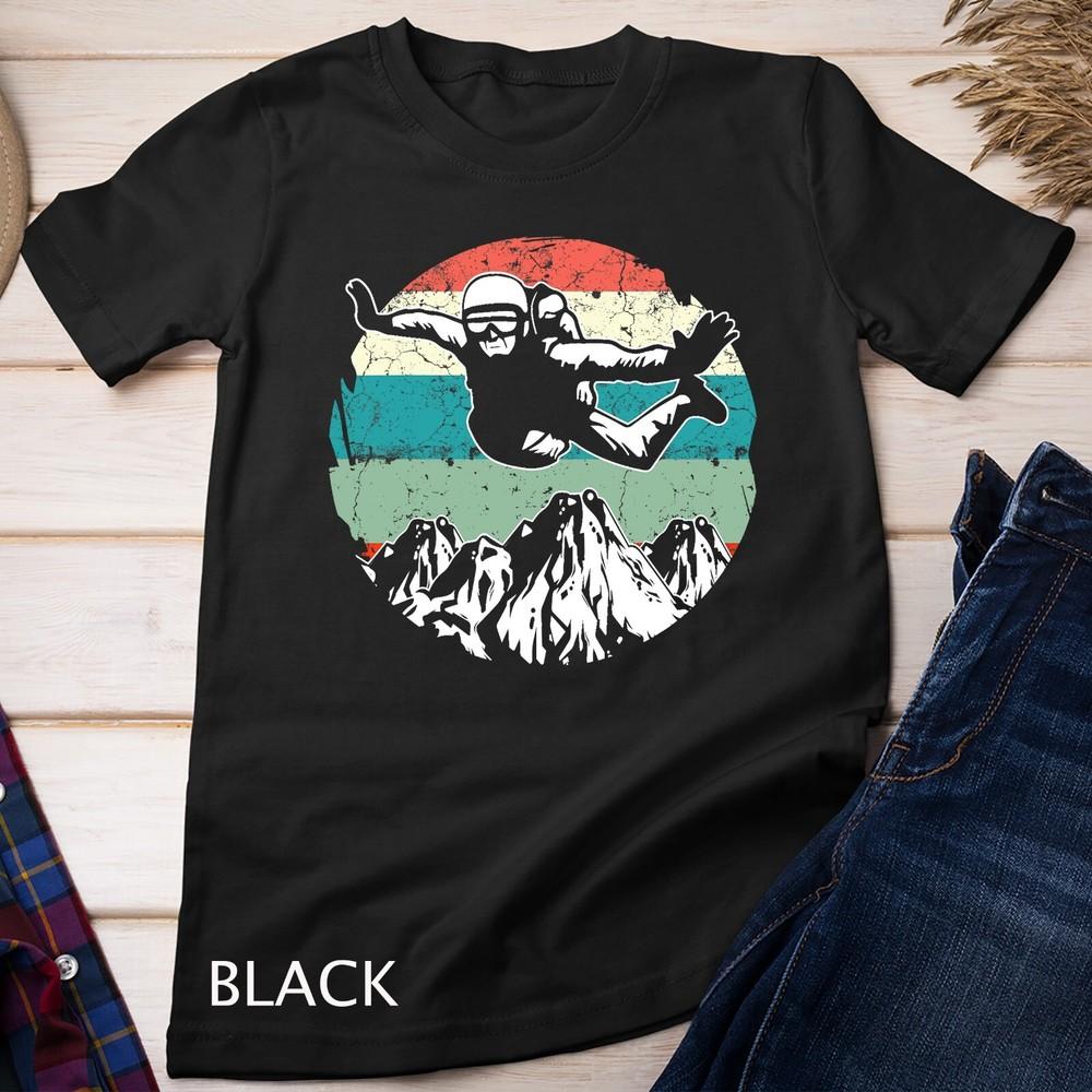 Retro Vintage Skydiving Art T-Shirt Unisex T-shirt