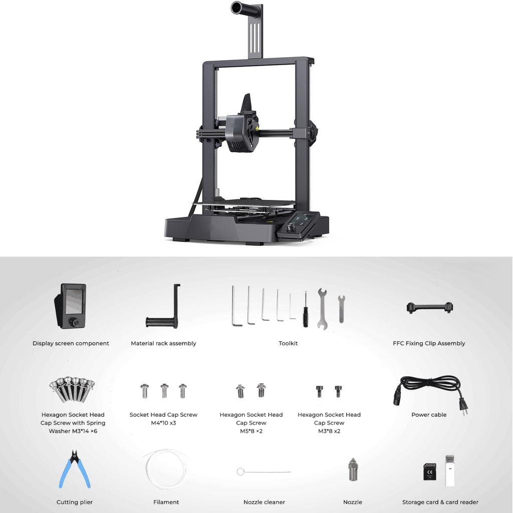   Ender-3 V3 SE 3D Printer with CR Touch Auto Leveling 220*220*250mm Printing Si E and   Direct Extruder Stable Dual  -  Ensuring High 