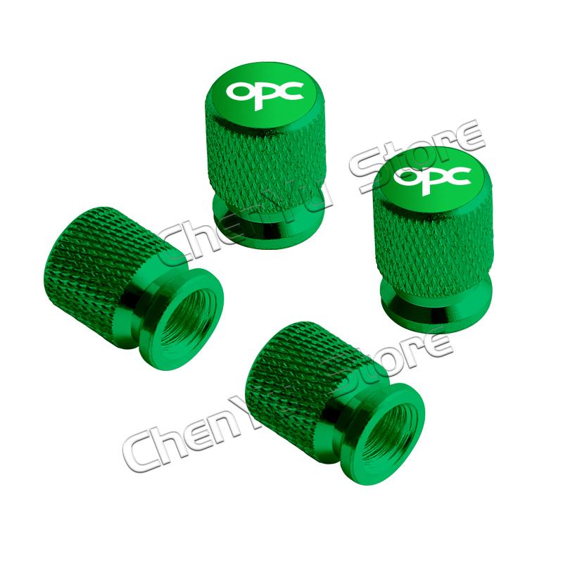 4Pcs OPC Logo Car Metal Wheel Tire Valve Caps Stem Case Dust Cap For Opel Astra Insignia Corsa Rocks Junior Accessories Styling