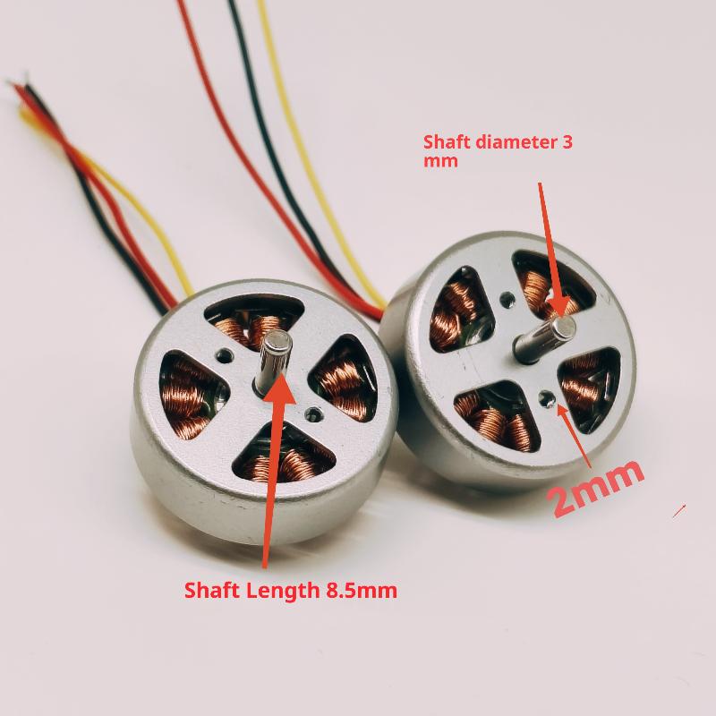 1 יחידה רחפן RC קוואדקופטר FPV אביזרי מנוע למטוסים משומש 1200Kv מיני 2204 2S-3S מנוע ללא פחמים תלת-פאזי מהירות גבוהה
