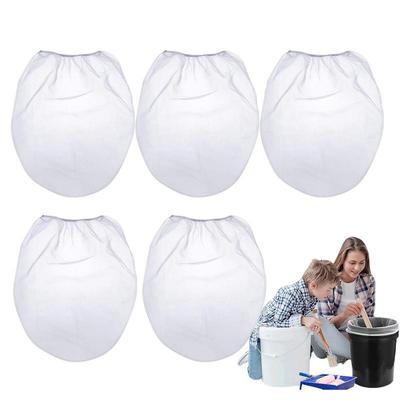 Bucket Paint Strainer Bags Paint Strainer Straining Bag Strainer Bag With Elastic Top Opening Nylon Mesh Bags 5 Pcs Fine Mesh