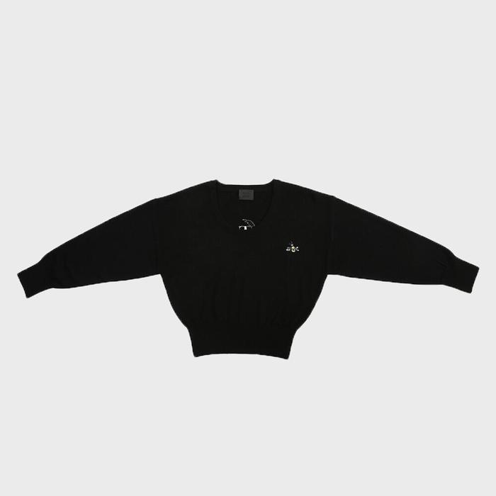 Marinade Alice Crop Sweater Black/Free