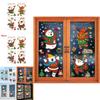 Christmas Window Decals With Static Sticker Pvc Arctic Bear Design For Holiday Decor