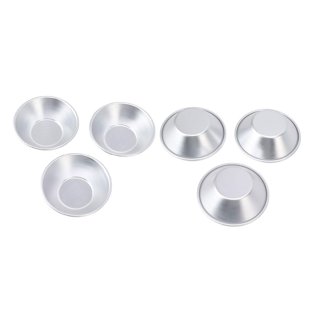 25Pcs Aluminum Egg Tart Molds Small Tart Pie Tin Mini Cupcake Cake Muffin Cookie Mold Baking Cups for Baking