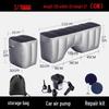 Inflatable Car Bed and Footrest for Rear Seat Use In Sedans and SUVs