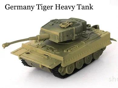 1/72 Plastic Assembled Tank Model Kit WWII Military Model Puzzles 24 Styles Tanks Sand Table Tanks Toys for Boys
