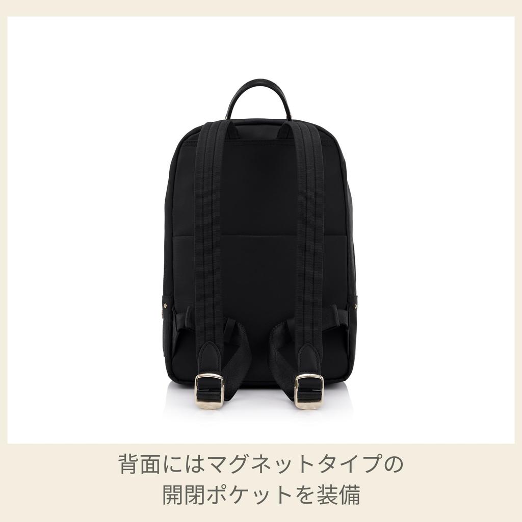 Samsonite Audrina Rucksack, Damen, Klein, Leicht, Schwarz