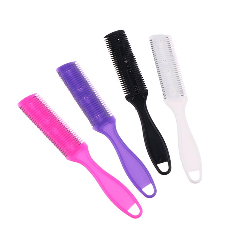 5-teiliges Haarschneidekämm-Set mit Rasierklingen, Haartrimmer, Schneide- und Ausdünnwerkzeug, Friseurwerkzeug, Friseursalon-Kamm