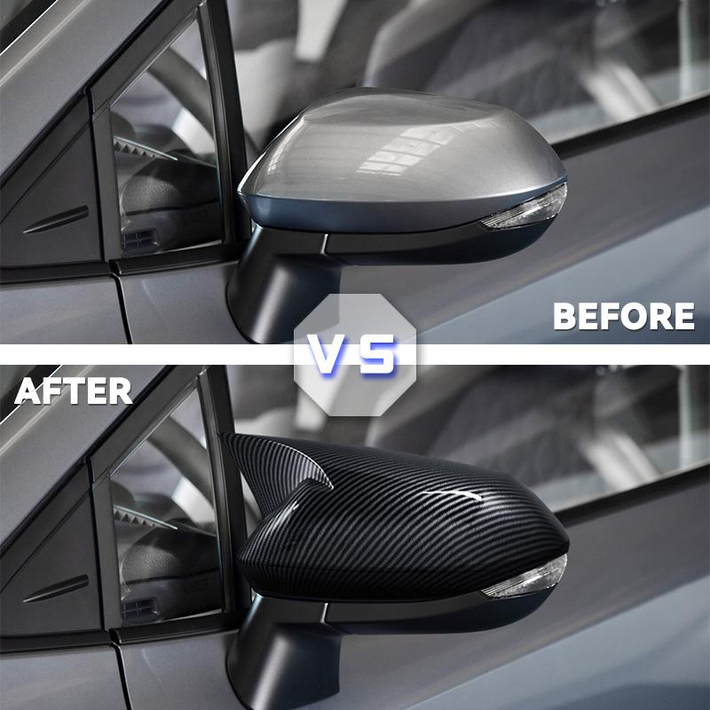 För Toyota Corolla 2019 2020 2025 2025 Backspegel Sidobackspegelskydd Vingkåpa Yttre Dörr Backspegelkåpa Trim Kolfiberlook