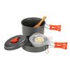 Camping Kochgeschirr Set Outdoor Tragbar Aluminiumlegierung Ds200 Wasserkocher Pfanne Topf Kochset Geschirr Ausrüstung