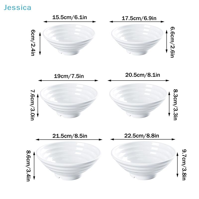 Large Ribbed White Noodle Bowl - Durable Porcelain Bowl for Soup, Ramen & Hot Meals (Home & Restaurant Use)