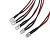 10pcs 5Mm 12V Pre Wired Led Light Beads Flexible Cable For Rc Car Decoration Low Power Consumption Long Service Life Pre Led