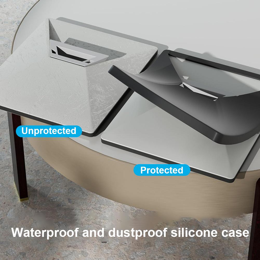 For Starlink Silicone Case Waterproof Protective Mini Case Full Cover Anti-Reflection Sticker Shell For Starlink Dish Antenna