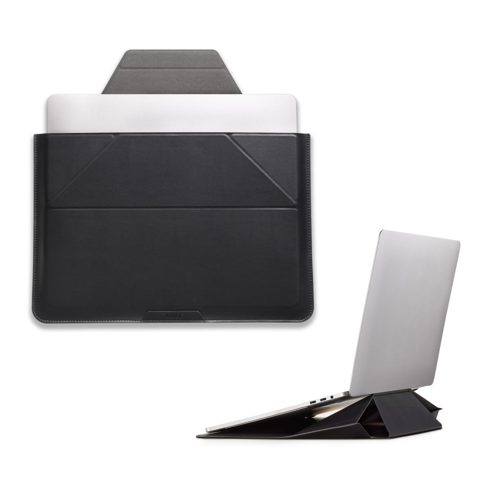 

MOFT Laptop Sleeve and Stand for MacBook MacBook and and Transforms into a PC Stand in Just 1 [Official Store] 14-inch Case, Case, Air, Pro, iPad,