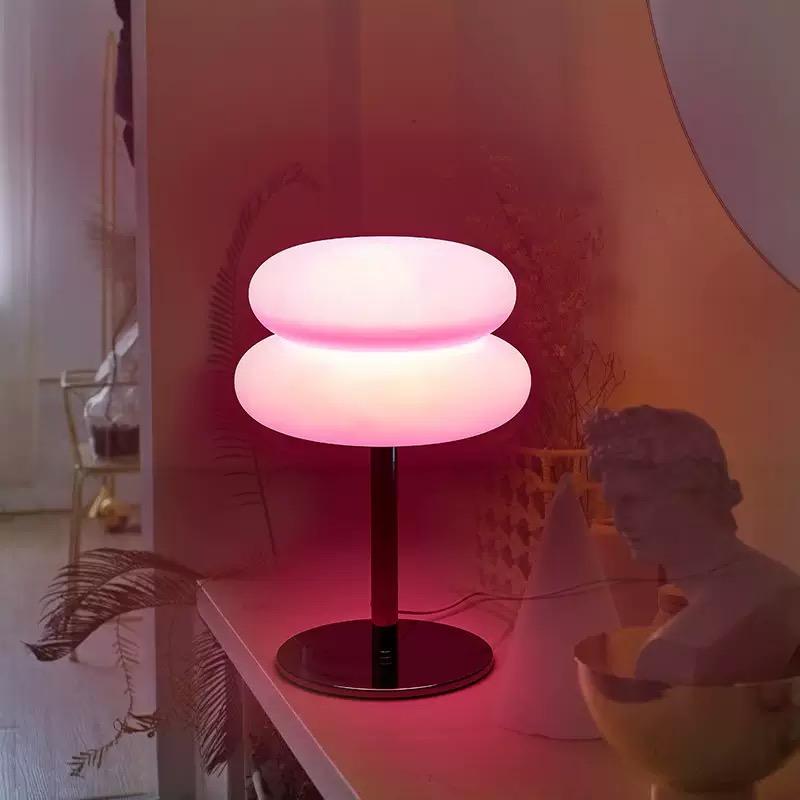 Bauhaus table lamp Trichromatic Dimming,LED Table Lamp, Eye Protection Night Light,Living Room Atmosphere dimming ambient light