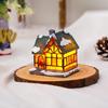 Luminous Christmas Snow House Ornament