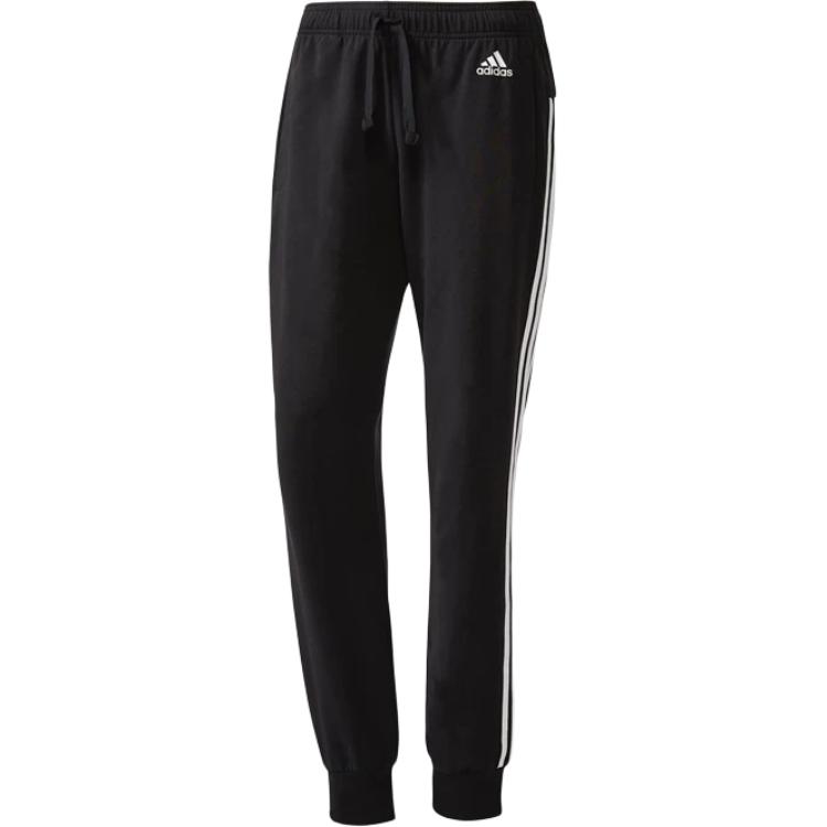 Adidas Three Stripe Slim Fit Breathable Knitted Sports Pants Women Bottoms S97115